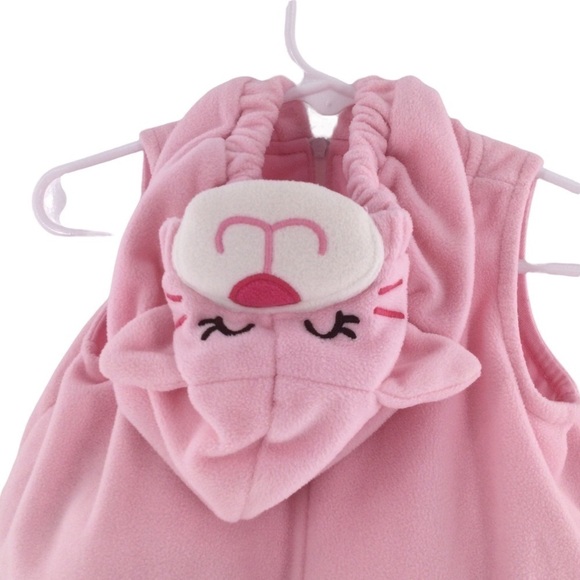 Carter's Girl's Pink Kitty Cat Costume - Picture 4 of 7